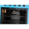 Cuisinière à gaz Classic Rétro avec four à convection, 30 po, 3,9 pi3, Robin Egg Blue