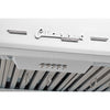 Hotte sous armoire Classic Rétro avec éclairage à DEL, 30 po, 700 pi³/min, Marshmallow White