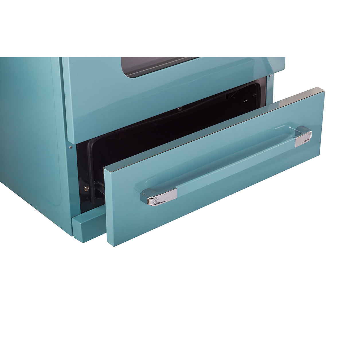 Classic Retro 30 -inch Free-Standing Gas Range with Convection Oven in Ocean Mist Turquoise