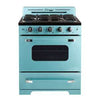 Cuisinière à gaz Classic Rétro avec four à convection, 30 po, 3,9 pi3, Ocean Mist Turquoise