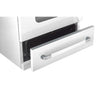 Classic Retro 30 -inch Free-Standing Gas Range with Convection Oven in Marshmallow White
