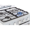 Classic Retro 30 -inch Free-Standing Gas Range with Convection Oven in Marshmallow White