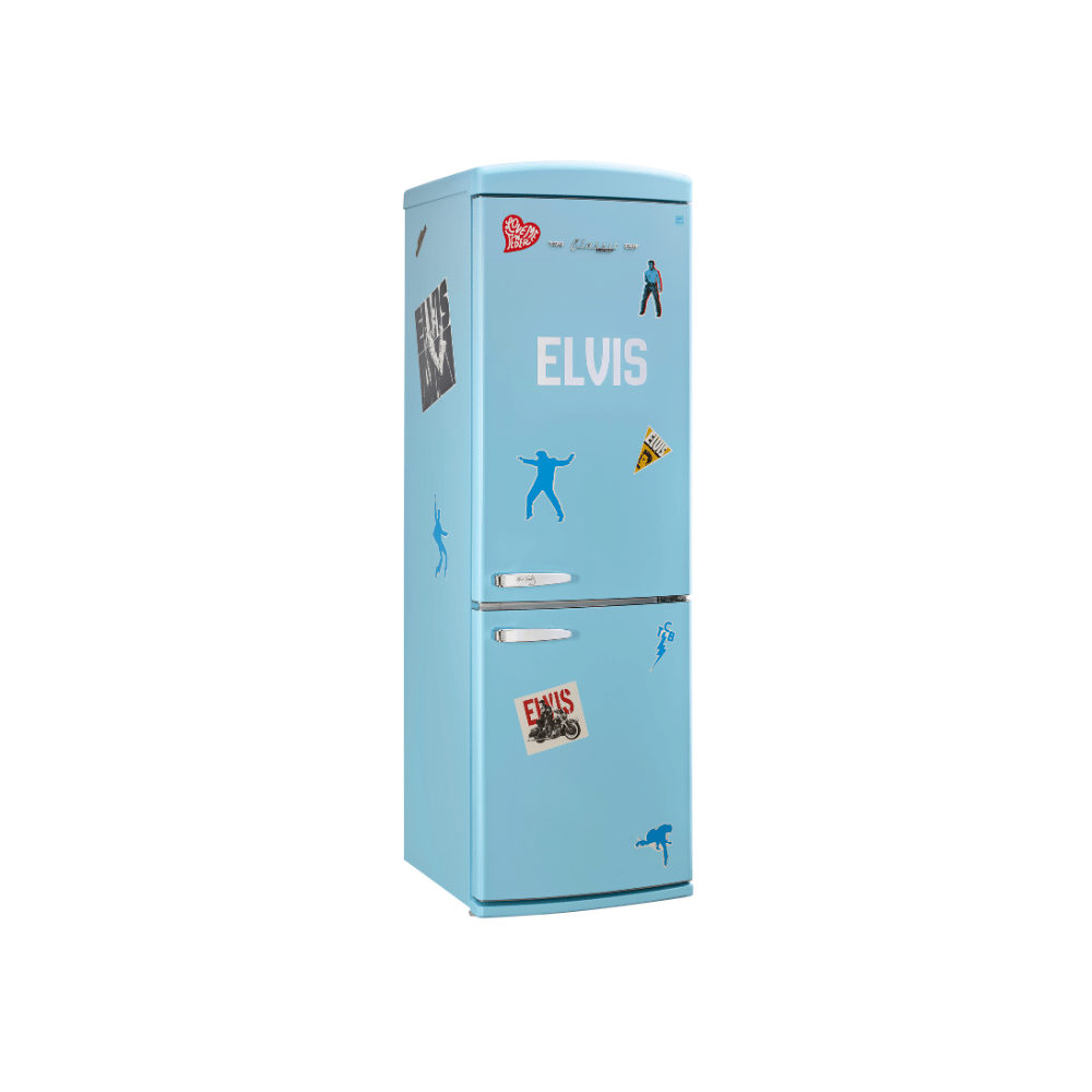 Réfrigérateur Elvis Classic Retro 12 pi³ à congélateur inférieur