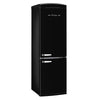 Classic Retro 12 cu. ft. Bottom Freezer Refrigerator in Midnight Black
