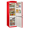 Classic Retro 12 cu. ft. Bottom Freezer Refrigerator in Candy Apple Red