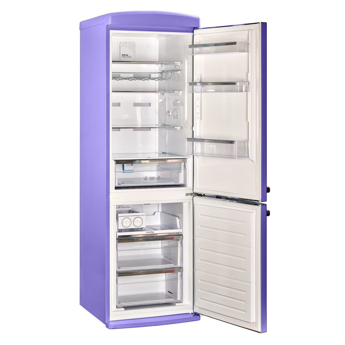 Classic Retro 12 cu.ft. Bottom Freezer Refrigerator in Violet