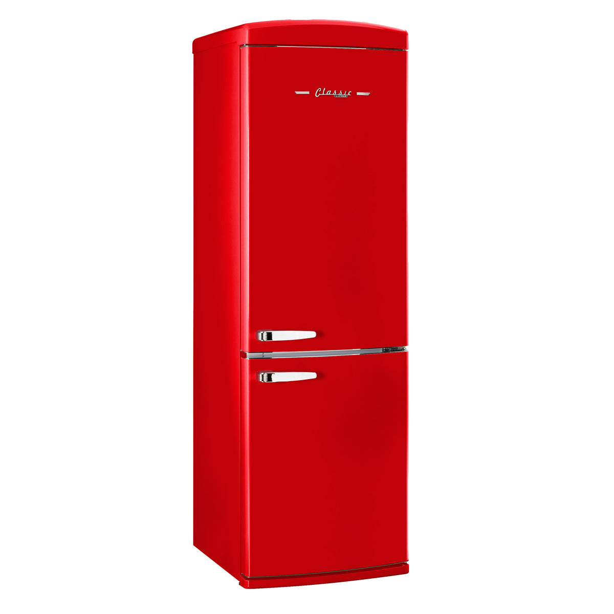 Classic Retro 12 cu. ft. Bottom Freezer Refrigerator in Candy Apple Red
