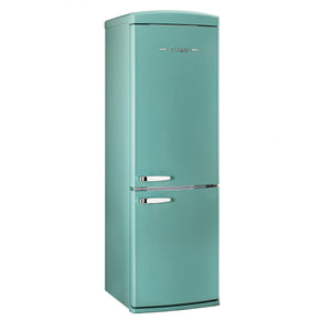 Classic Retro 12 cu.ft. Bottom Freezer Refrigerator in Ocean Mist Turquoise