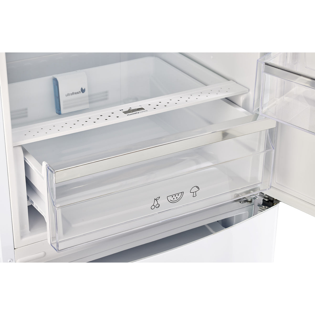 Réfrigérateur à congélateur inférieur sans givre ENERGY STAR Classic Rétro, 24 po, 11,7 pi3, blanc