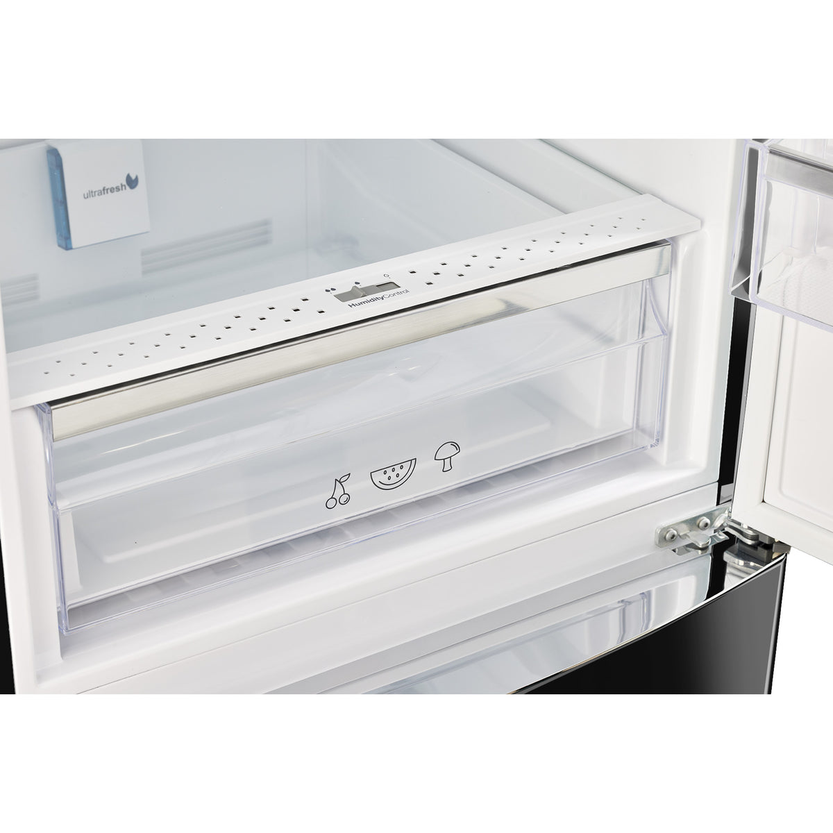 Classic Retro 12 cu. ft. Bottom Freezer Refrigerator in Midnight Black