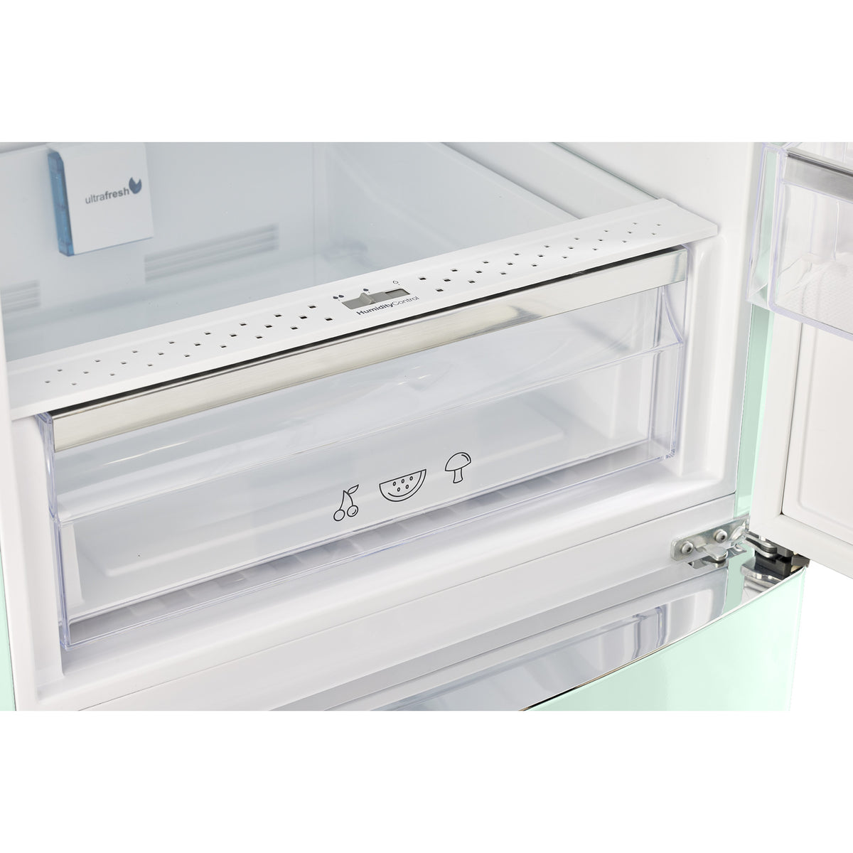 Classic Retro 12 cu. ft.  Bottom Freezer Refrigerator in Summer Mint Green