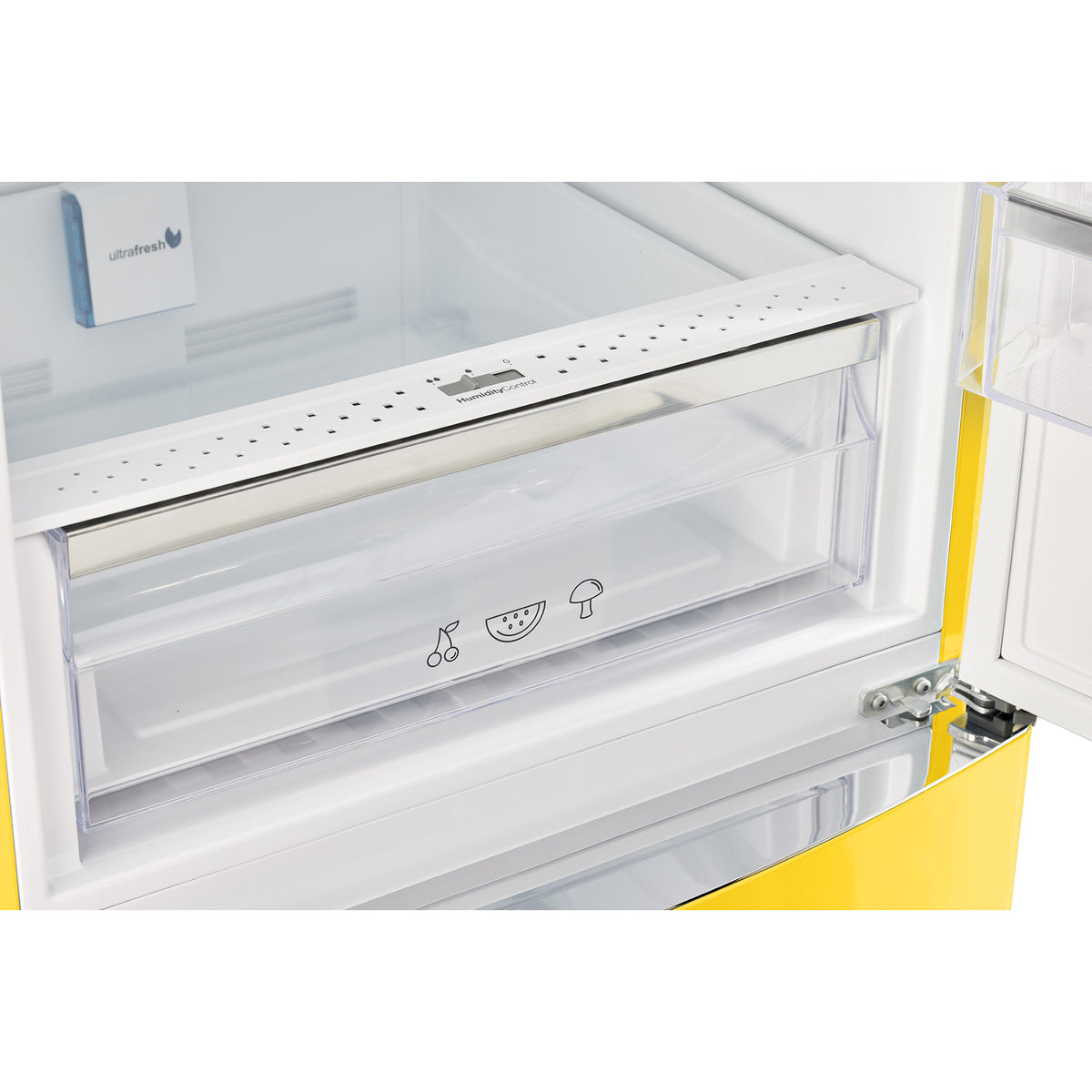Classic Retro 12 cu. ft. Bottom Freezer Refrigerator in Canary Yellow