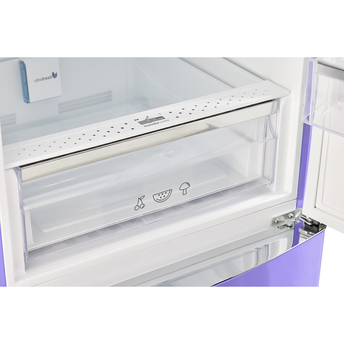 Classic Retro 12 cu.ft. Bottom Freezer Refrigerator in Violet