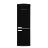 Classic Retro 12 cu. ft. Bottom Freezer Refrigerator in Midnight Black