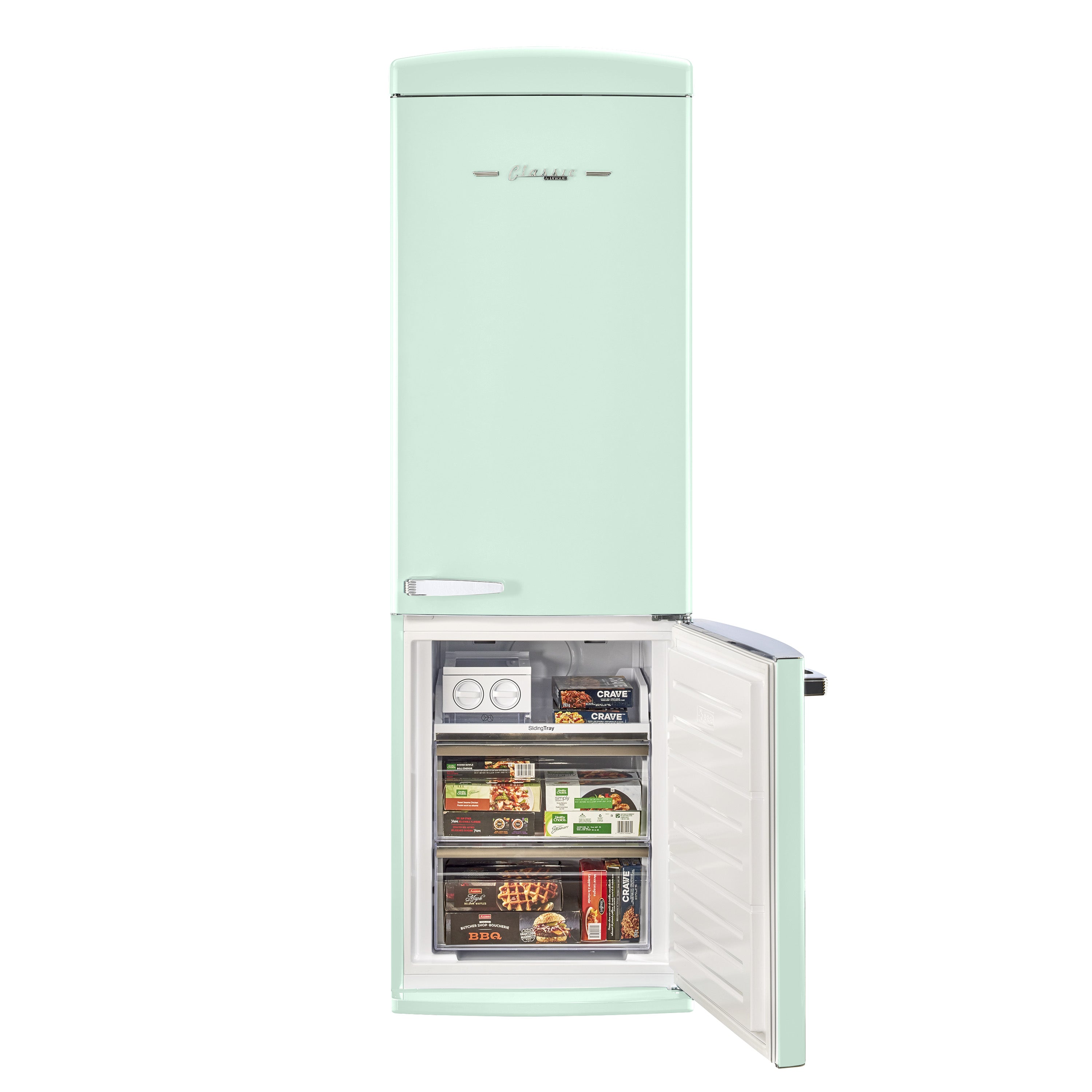 Classic Retro 12 cu. ft. Bottom Freezer Refrigerator in Summer