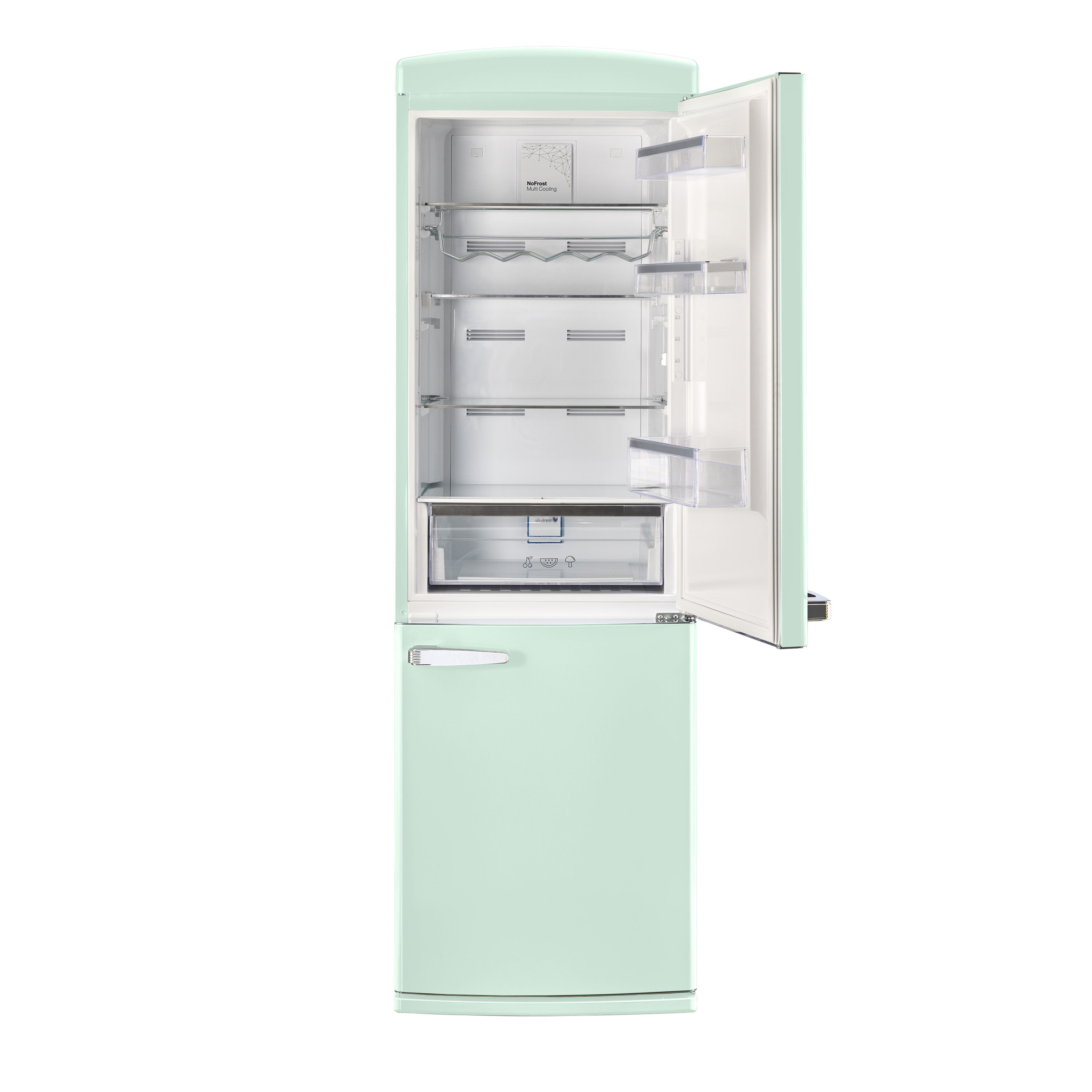Classic Retro 12 cu. ft. Bottom Freezer Refrigerator in Summer