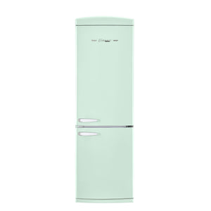 Classic Retro 12 cu. ft.  Bottom Freezer Refrigerator in Summer Mint Green