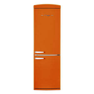 Classic Retro 12 cu. ft. Bottom Freezer Refrigerator in Creamsicle Orange