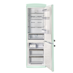 Classic Retro 12 cu. ft.  Bottom Freezer Refrigerator in Summer Mint Green
