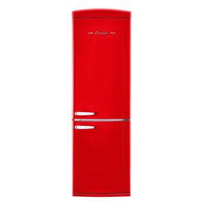 Classic Retro 12 cu. ft. Bottom Freezer Refrigerator in Candy Apple Red