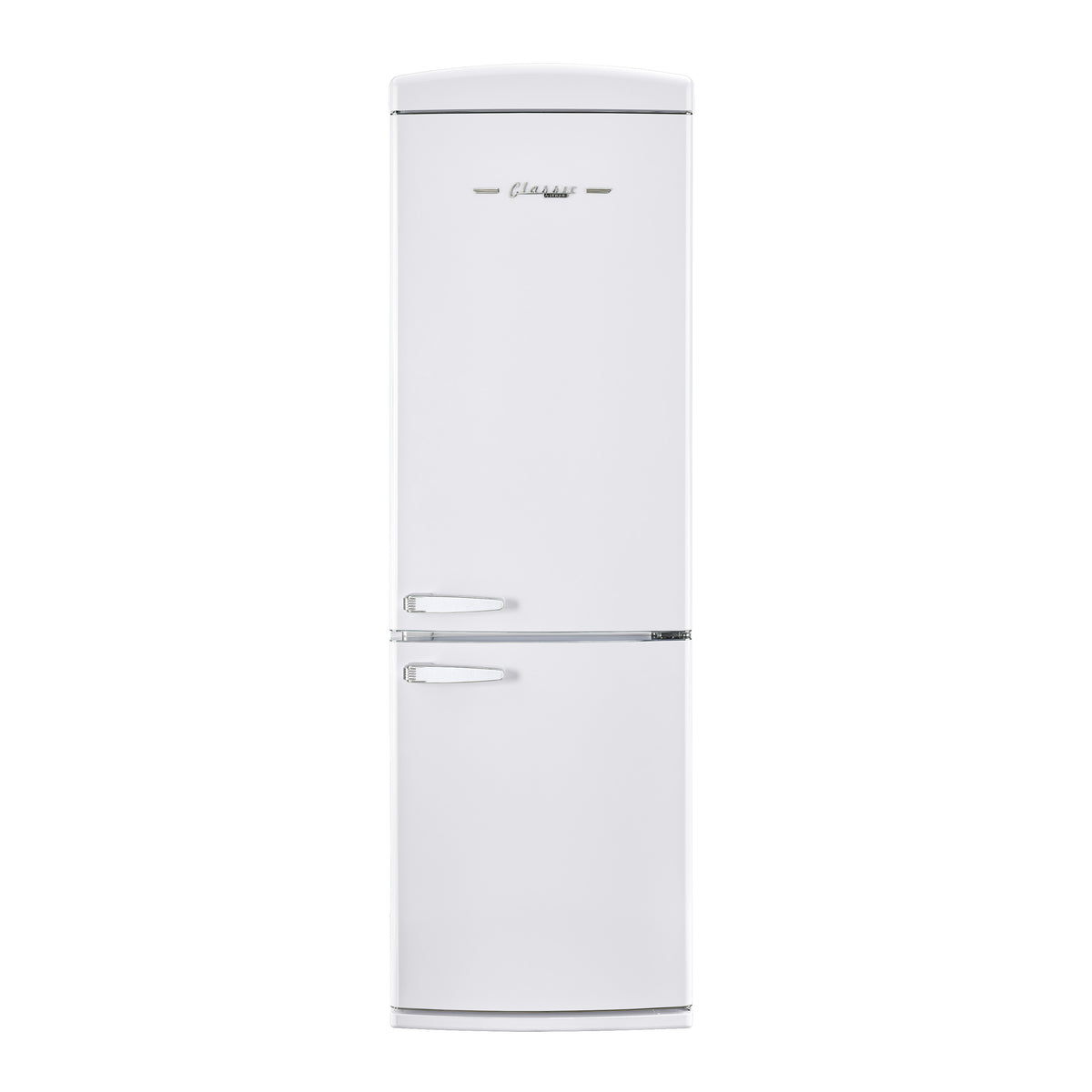 Réfrigérateur à congélateur inférieur sans givre ENERGY STAR Classic Rétro, 24 po, 11,7 pi3, blanc