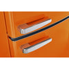 Classic Retro 12 cu. ft. Bottom Freezer Refrigerator in Creamsicle Orange