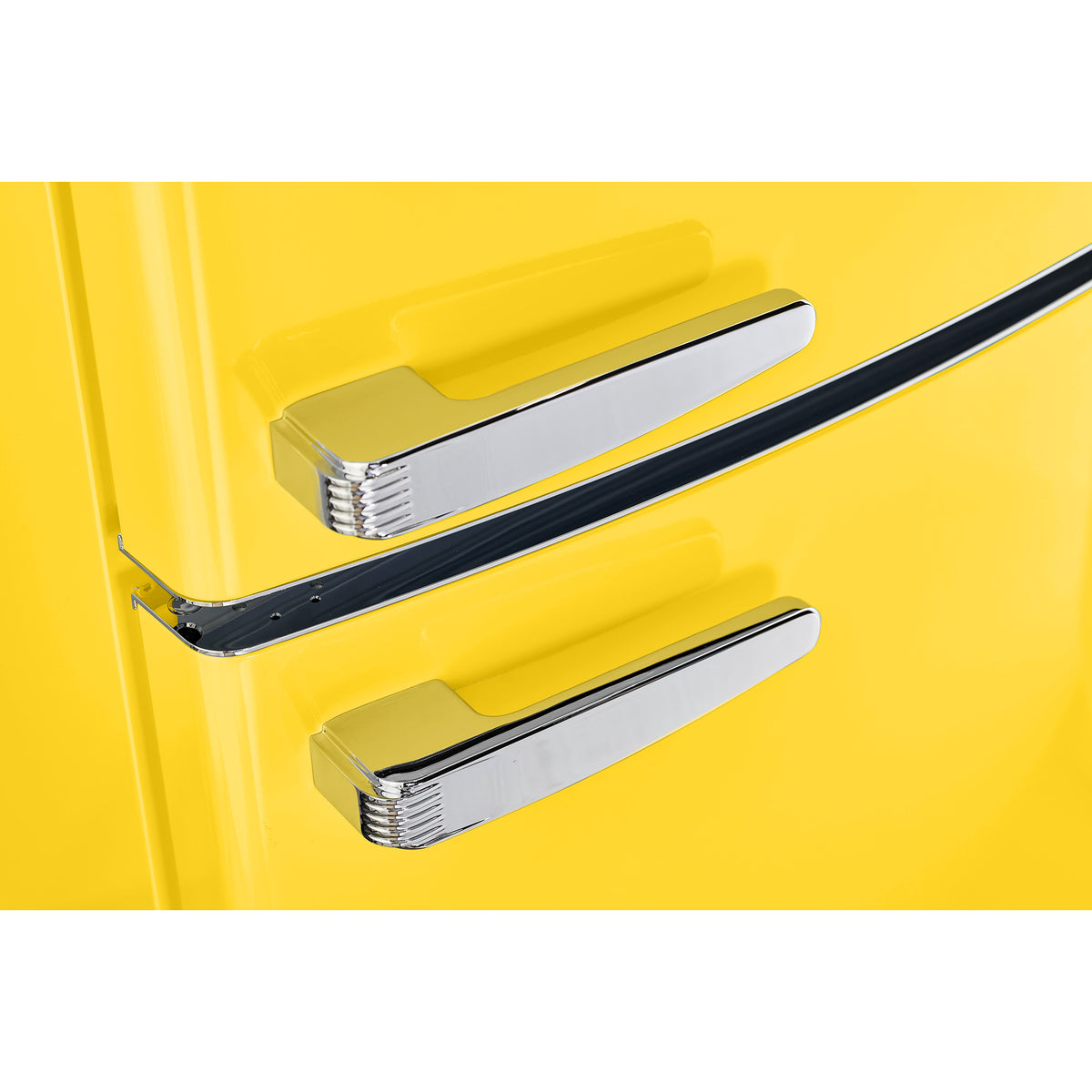 Classic Retro 12 cu. ft. Bottom Freezer Refrigerator in Canary Yellow