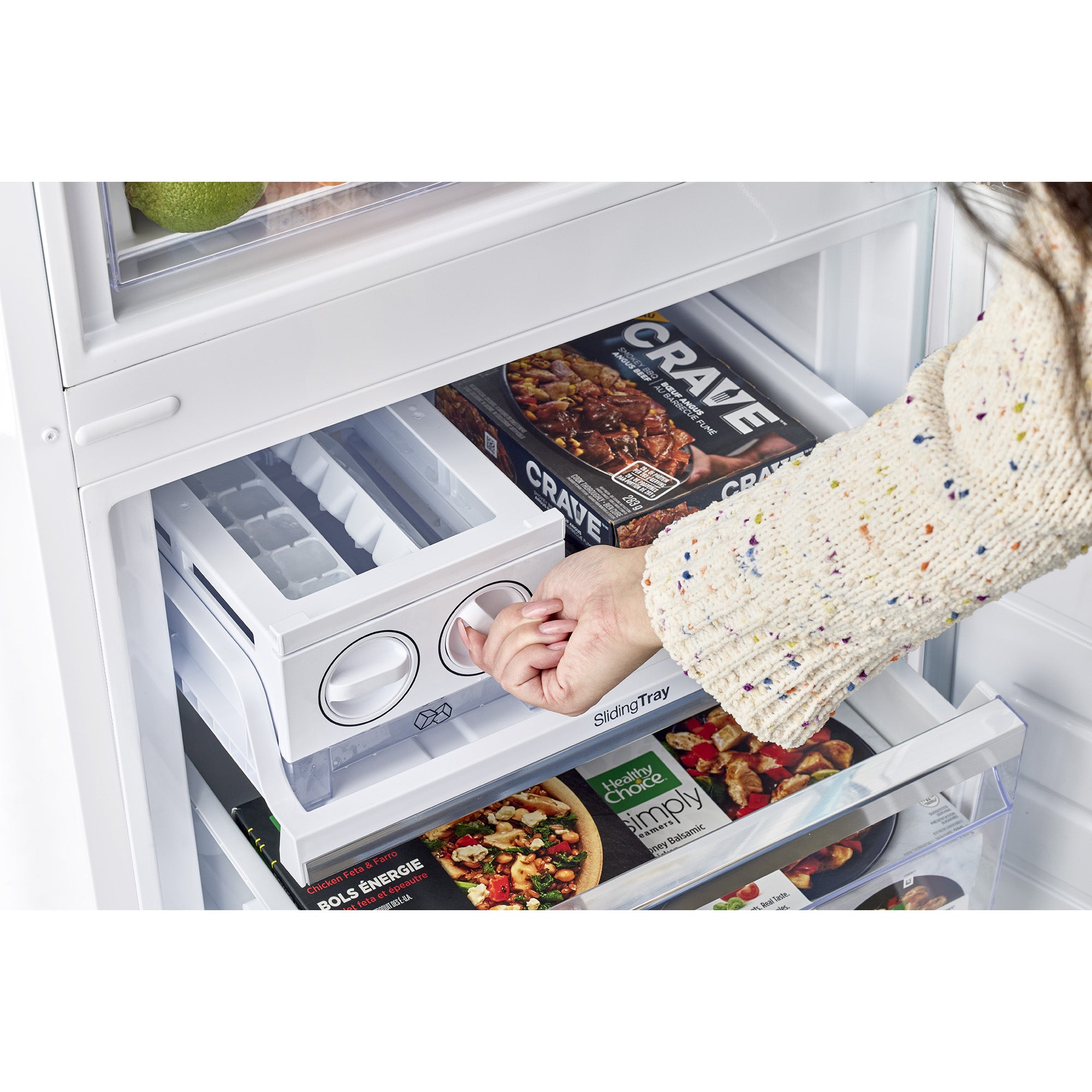 Classic Retro 12 cu.ft. Bottom Freezer Refrigerator in Marshmallow