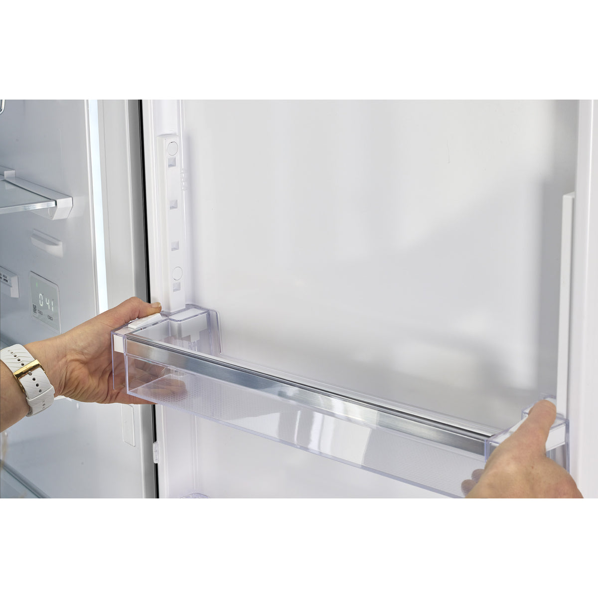 Classic Retro 12 cu. ft. Bottom Freezer Refrigerator in Midnight Black