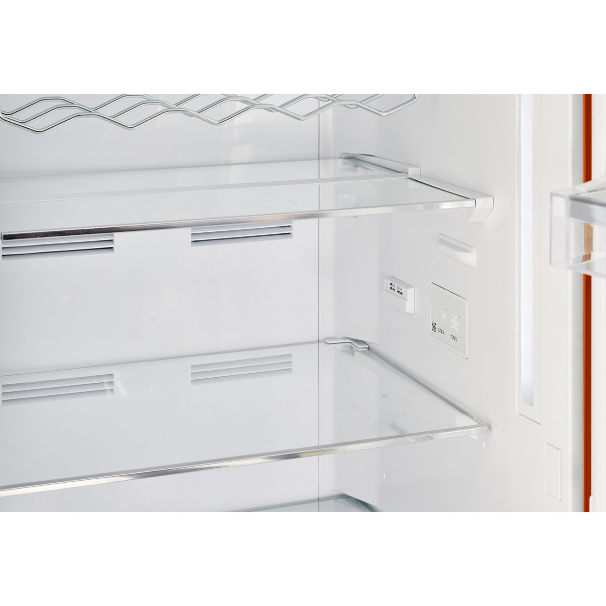 Classic Retro 12 cu. ft. Bottom Freezer Refrigerator in Creamsicle Orange