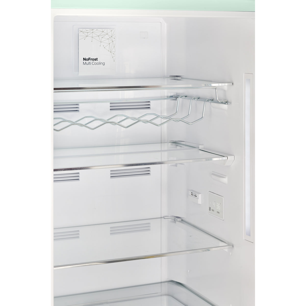 Classic Retro 12 cu. ft.  Bottom Freezer Refrigerator in Summer Mint Green
