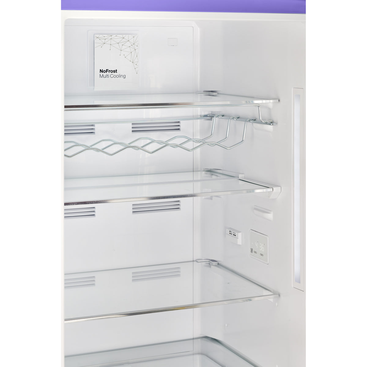 Classic Retro 12 cu.ft. Bottom Freezer Refrigerator in Violet