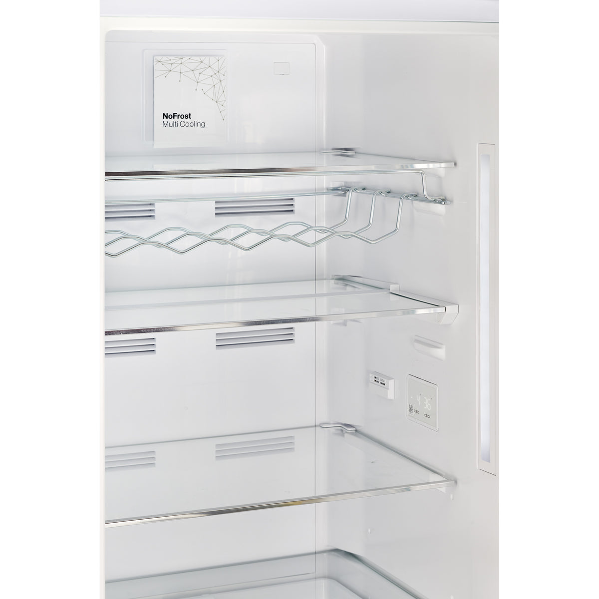 Réfrigérateur à congélateur inférieur sans givre ENERGY STAR Classic Rétro, 24 po, 11,7 pi3, blanc