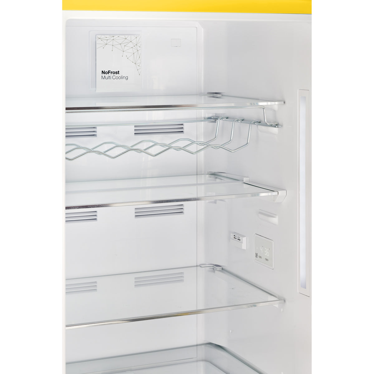 Classic Retro 12 cu. ft. Bottom Freezer Refrigerator in Canary Yellow