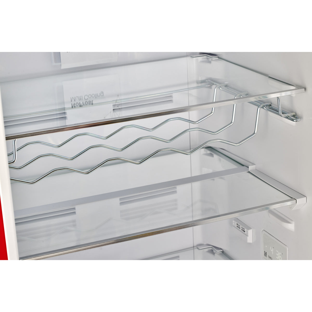 Classic Retro 12 cu. ft. Bottom Freezer Refrigerator in Candy Apple Red