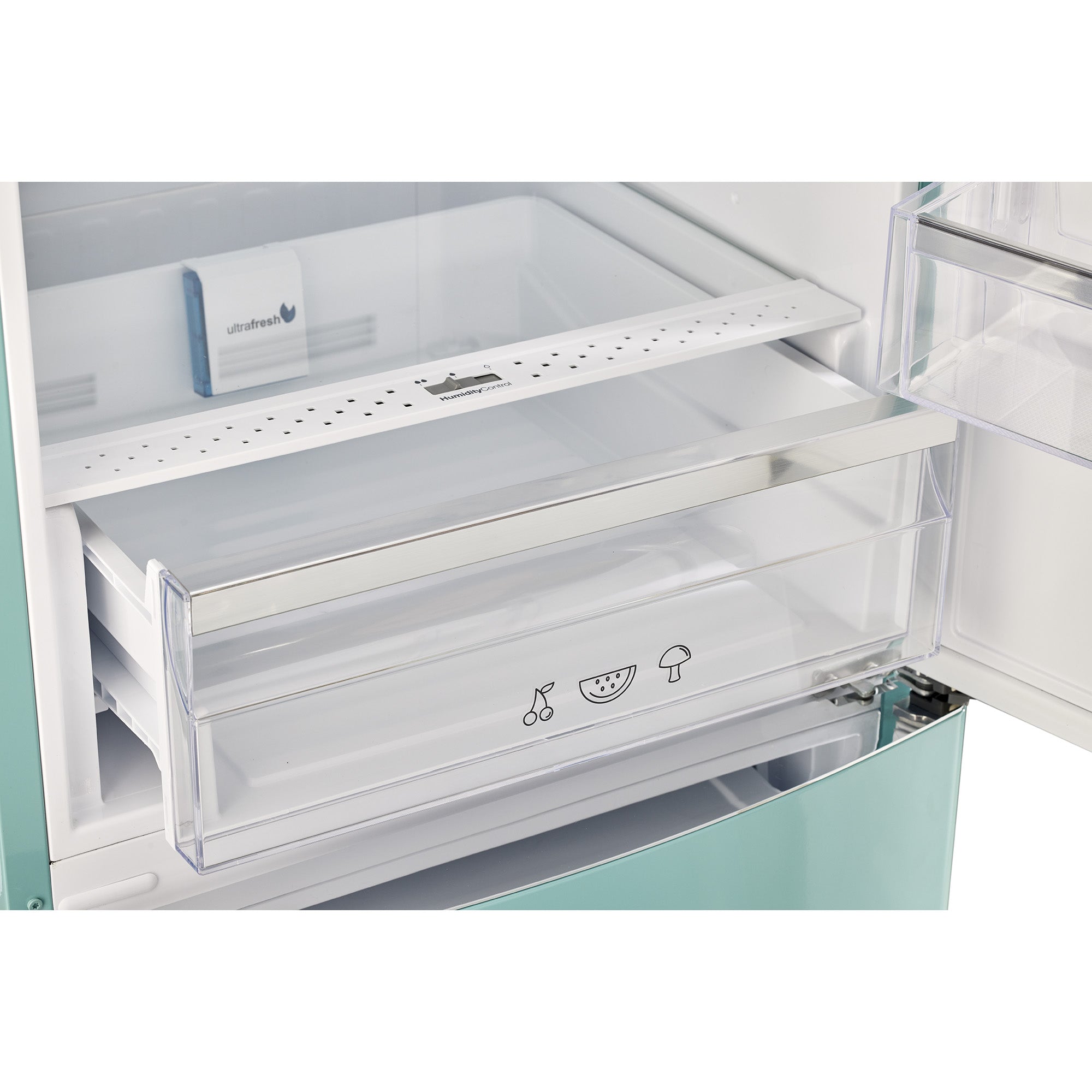 Classic Retro 12 cu.ft. Bottom Freezer Refrigerator in Ocean Mist