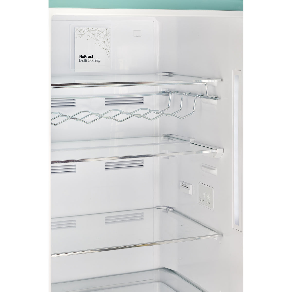 Réfrigérateur à congélateur inférieur sans givre ENERGY STAR Classic Rétro, 24 po, 11,7 pi3, turquoise