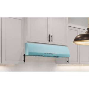 Unique 36' Classic Retro Ocean Mist Turquoise Range Hood