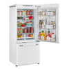 Classic Retro 30 in 17.7 cu. ft. Frost Free Retro Bottom Freezer Refrigerator in Marshmallow White, ENERGY STAR