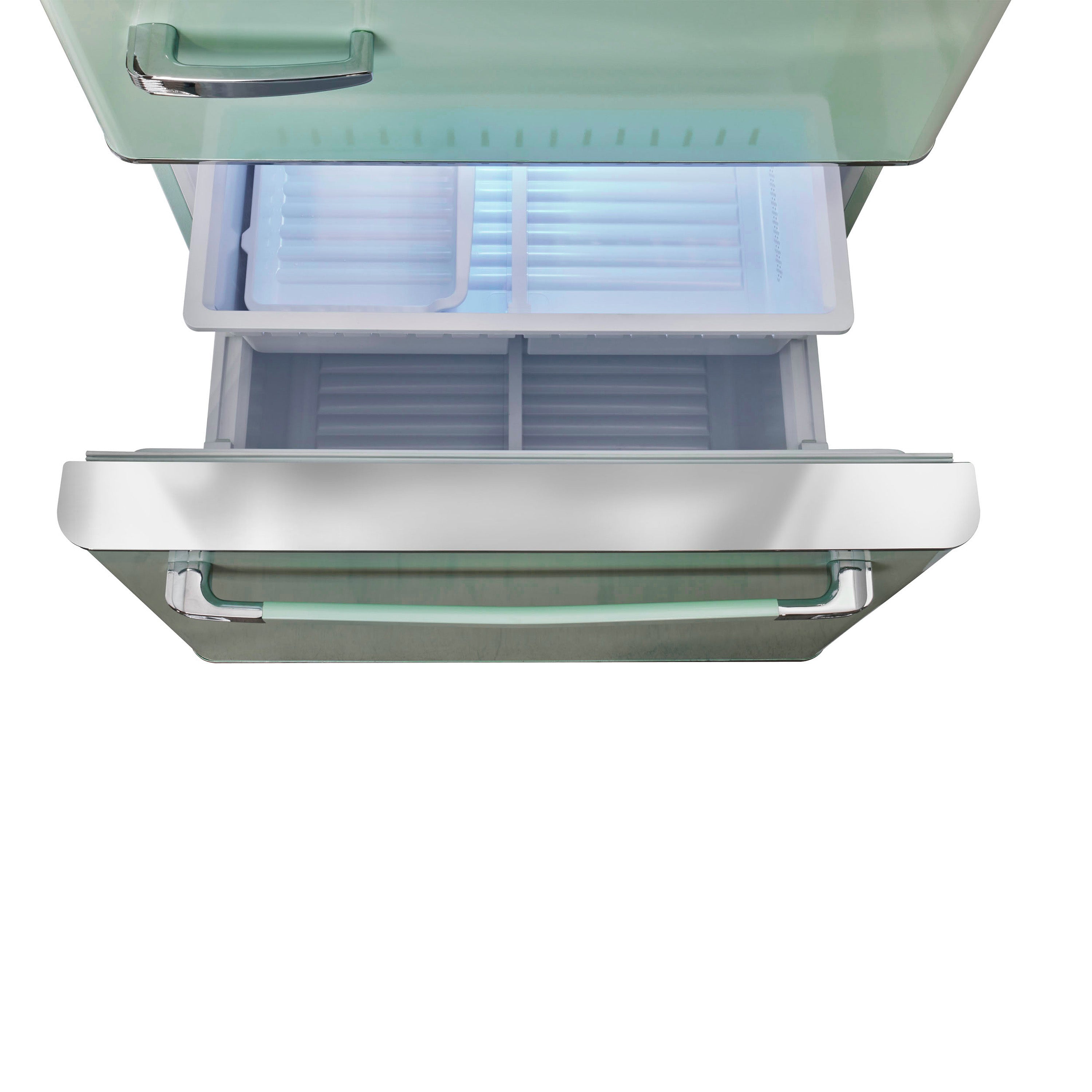 Classic Retro 30 in 17.7 cu. ft. Frost Free Retro Bottom Freezer