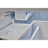 Classic Retro 30 in 17.7 cu. ft. Frost Free Retro Bottom Freezer Refrigerator in Marshmallow White, ENERGY STAR