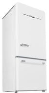 Réfrigérateur électrique à congélateur dans le bas de 18 pi³ - Blanc guimauve