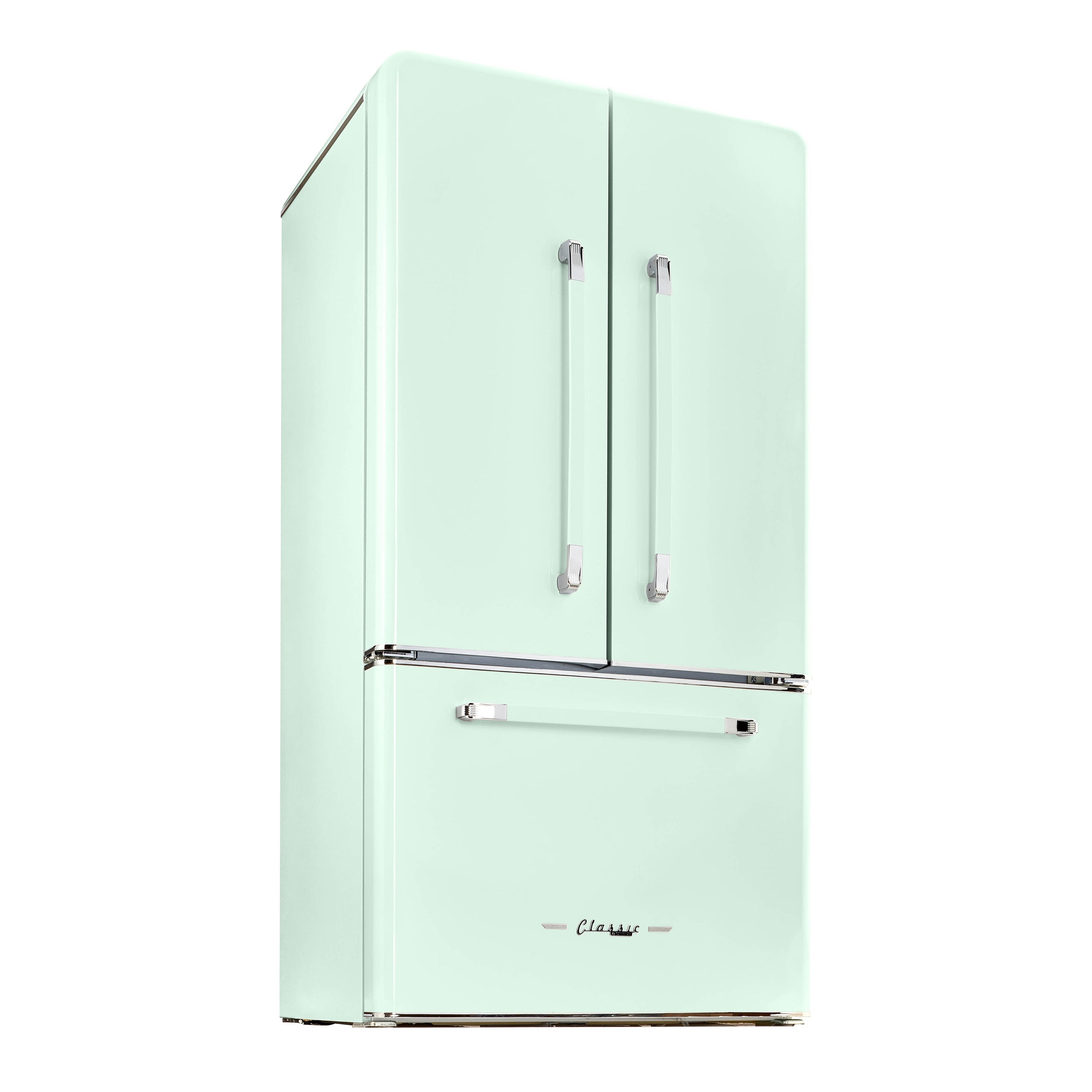 Classic Retro 36-inch 21.4 cu. ft. Frost Free French Door Counter