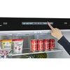 Classic Retro 36-inch 21.4 cu. ft. Frost Free French Door Counter Depth Refrigerator with Built-In Ice Maker in Midnight Black, ENERGY STAR®