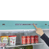Classic Retro 36-inch 21.4 cu. ft. Frost Free French Door Counter Depth Refrigerator with Built-In Ice Maker in Ocean Mist Turquoise, ENERGY STAR®