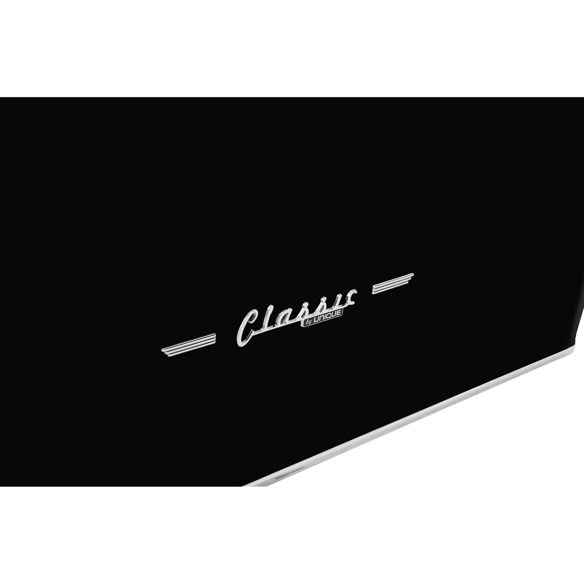 Classic Retro 36-inch 21.4 cu. ft. Frost Free French Door Counter Depth Refrigerator with Built-In Ice Maker in Midnight Black, ENERGY STAR®