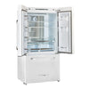 Classic Retro 36-inch 21.4 cu. ft. Frost Free French Door Counter Depth Refrigerator with Built-In Ice Maker in Marshmallow White - ENERGY STAR®