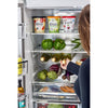 Classic Retro 36-inch 21.4 cu. ft. Frost Free French Door Counter Depth Refrigerator with Built-In Ice Maker in Marshmallow White - ENERGY STAR®