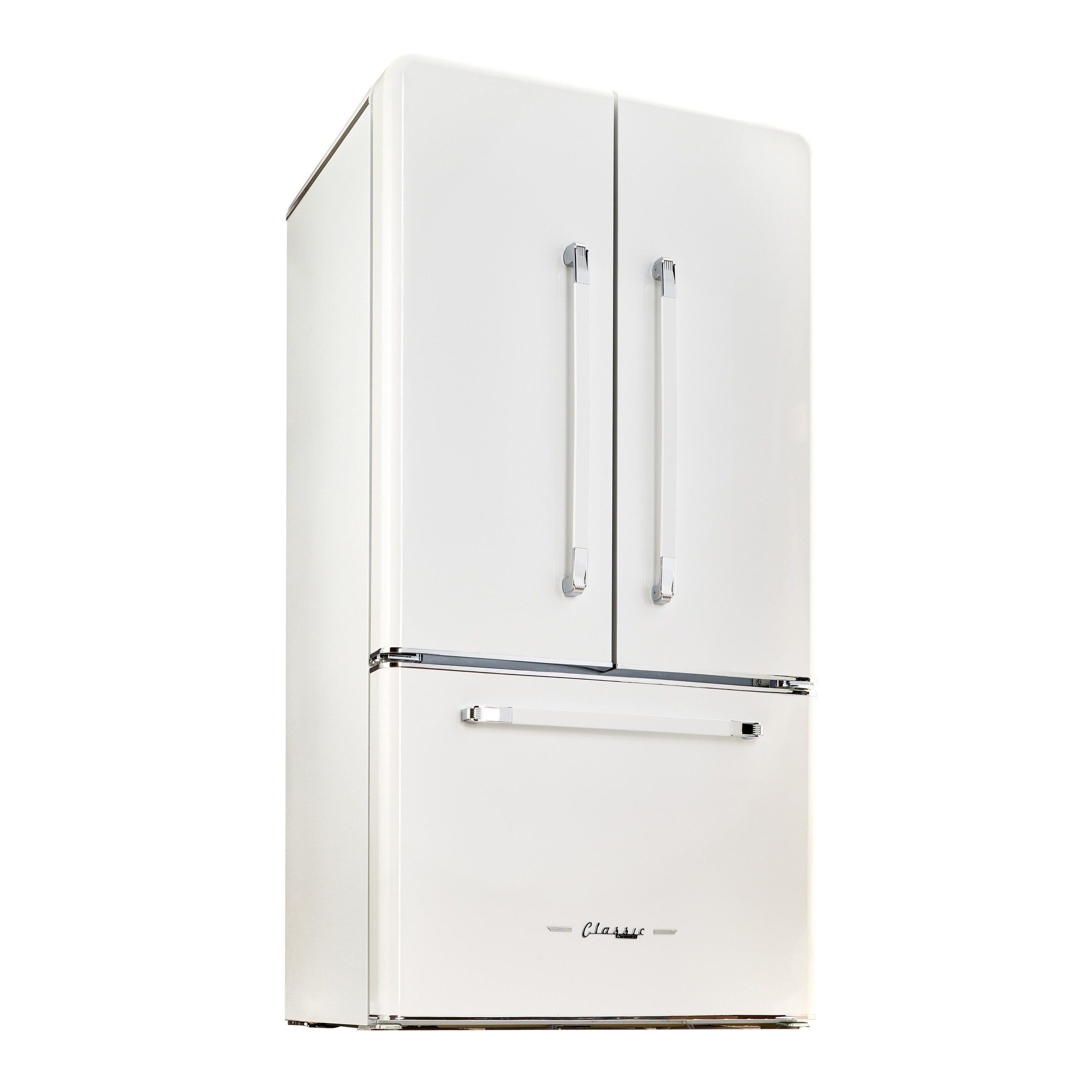 Classic Retro 36-inch 21.4 cu. ft. Frost Free French Door Counter
