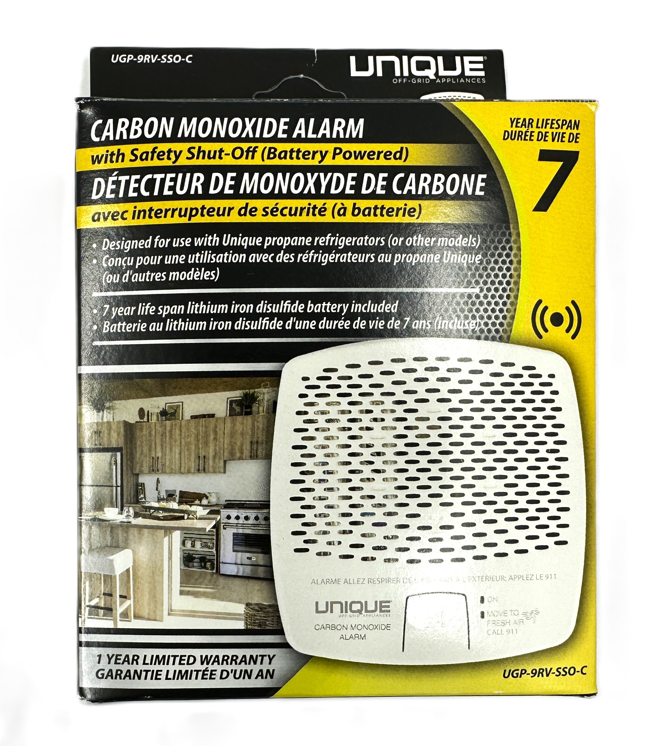 9RVSSO-C CO alarming device with Safety Shut-Off – Unique Appliances